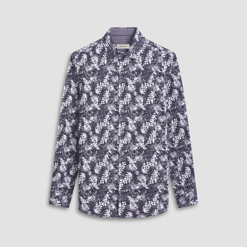 Bugatchi Double Sided Ooohcotton Long Sleeve Shirt