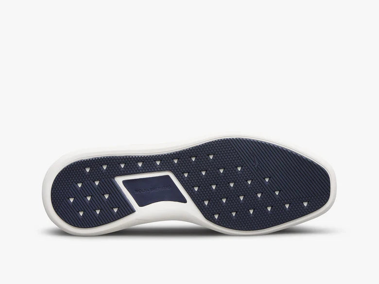 Wolf and Shepherd Swift Knit Derby Sport Navy/White