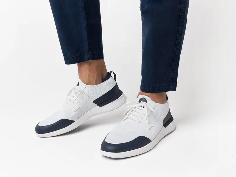 Wolf and Shepherd Swift Knit Derby Sport Navy/White