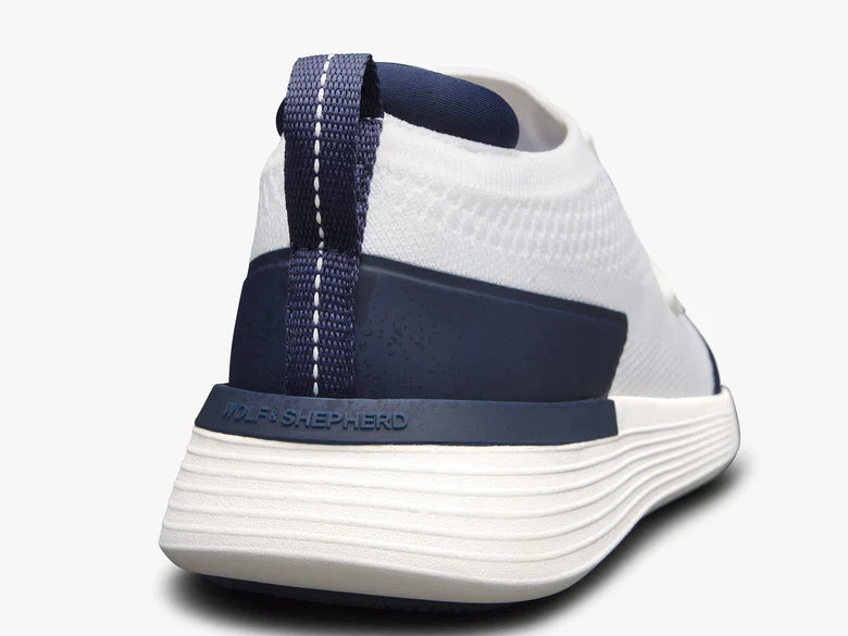 Wolf and Shepherd Swift Knit Derby Sport Navy/White