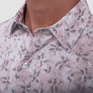 Bugatchi Julian Shaped Fit Leaf Print