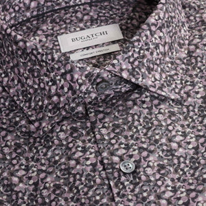 Bugatchi Julian Pebble Print Shaped Fit Shirt