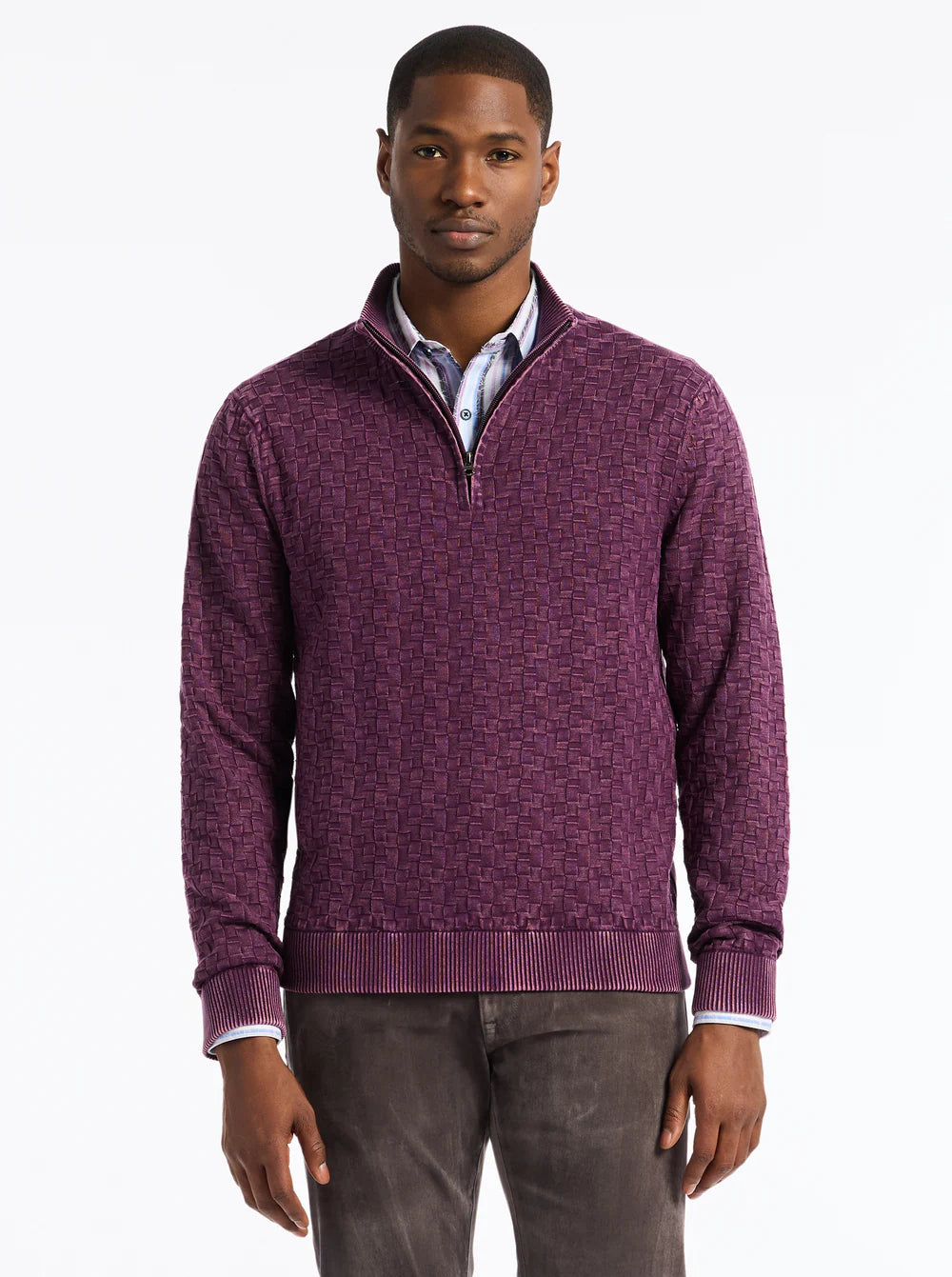 Robert Graham Long Sleeve 1/4 Zip Aubin