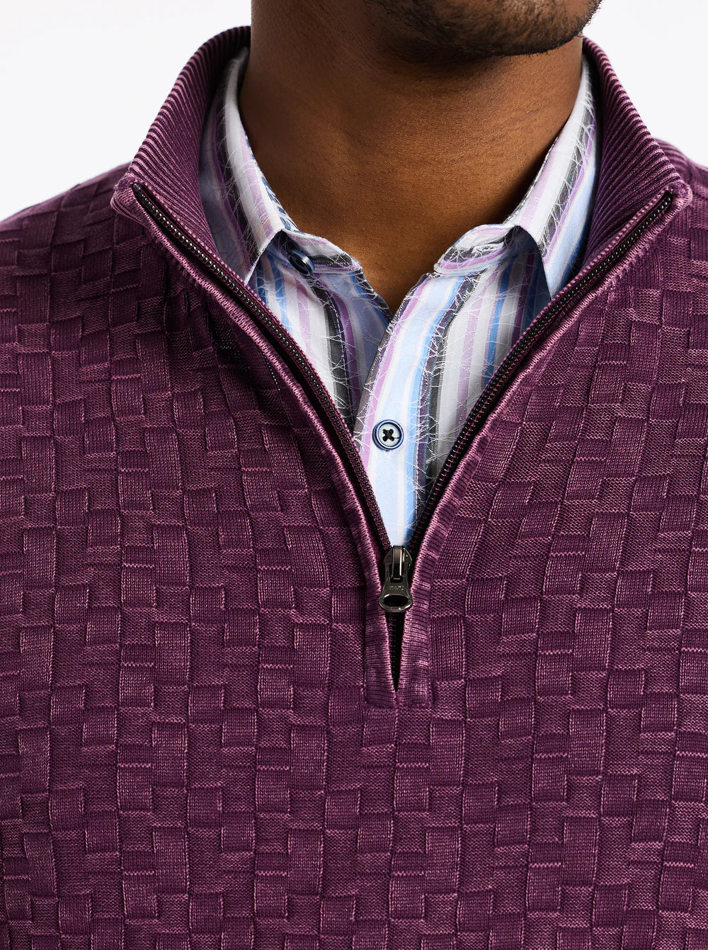 Robert Graham Long Sleeve 1/4 Zip Aubin