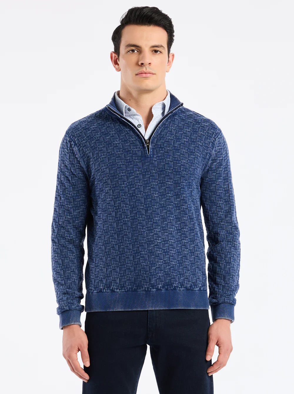 Robert Graham Long Sleeve 1/4 Zip Aubin