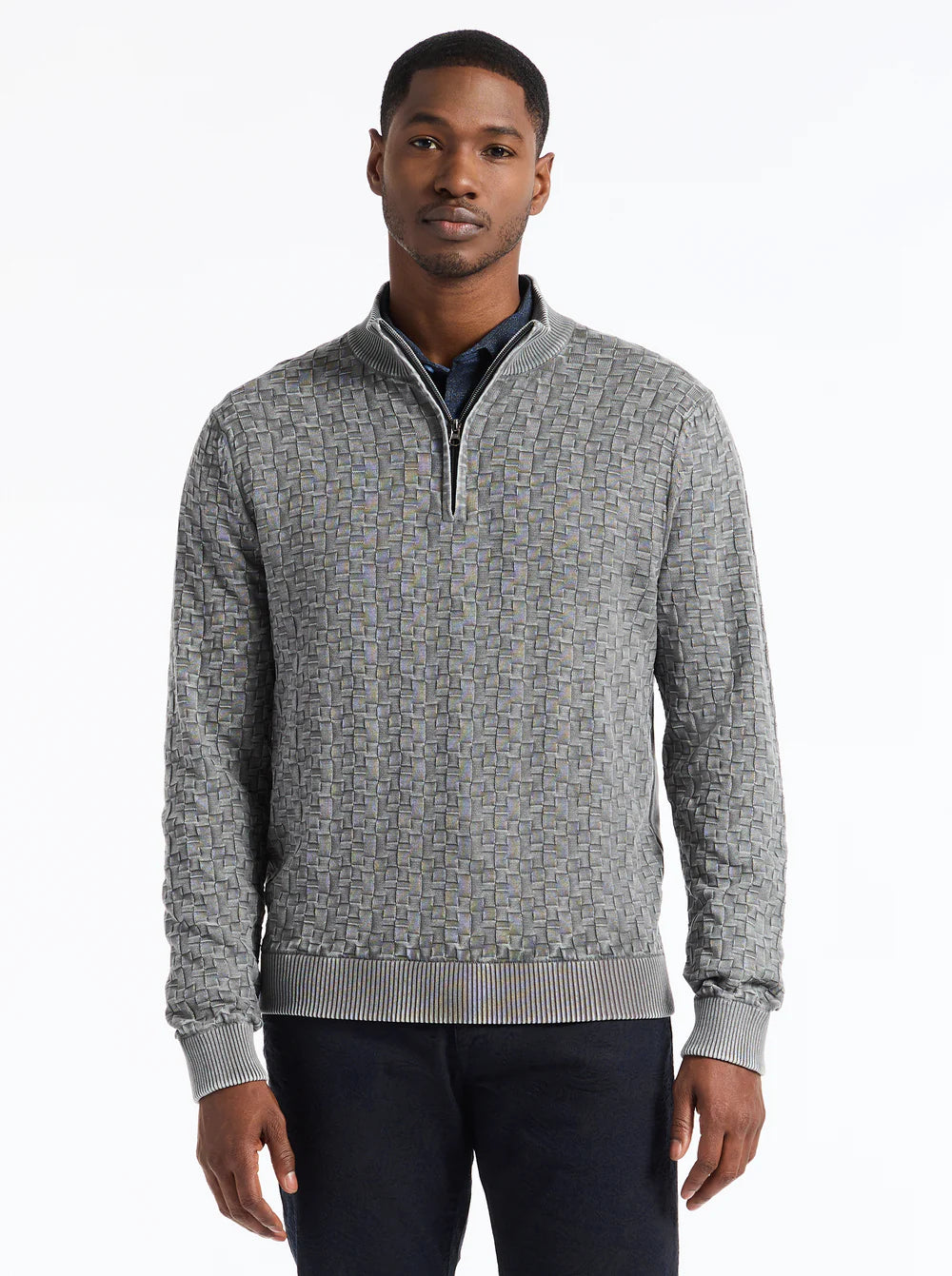 Robert Graham Long Sleeve 1/4 Zip Aubin