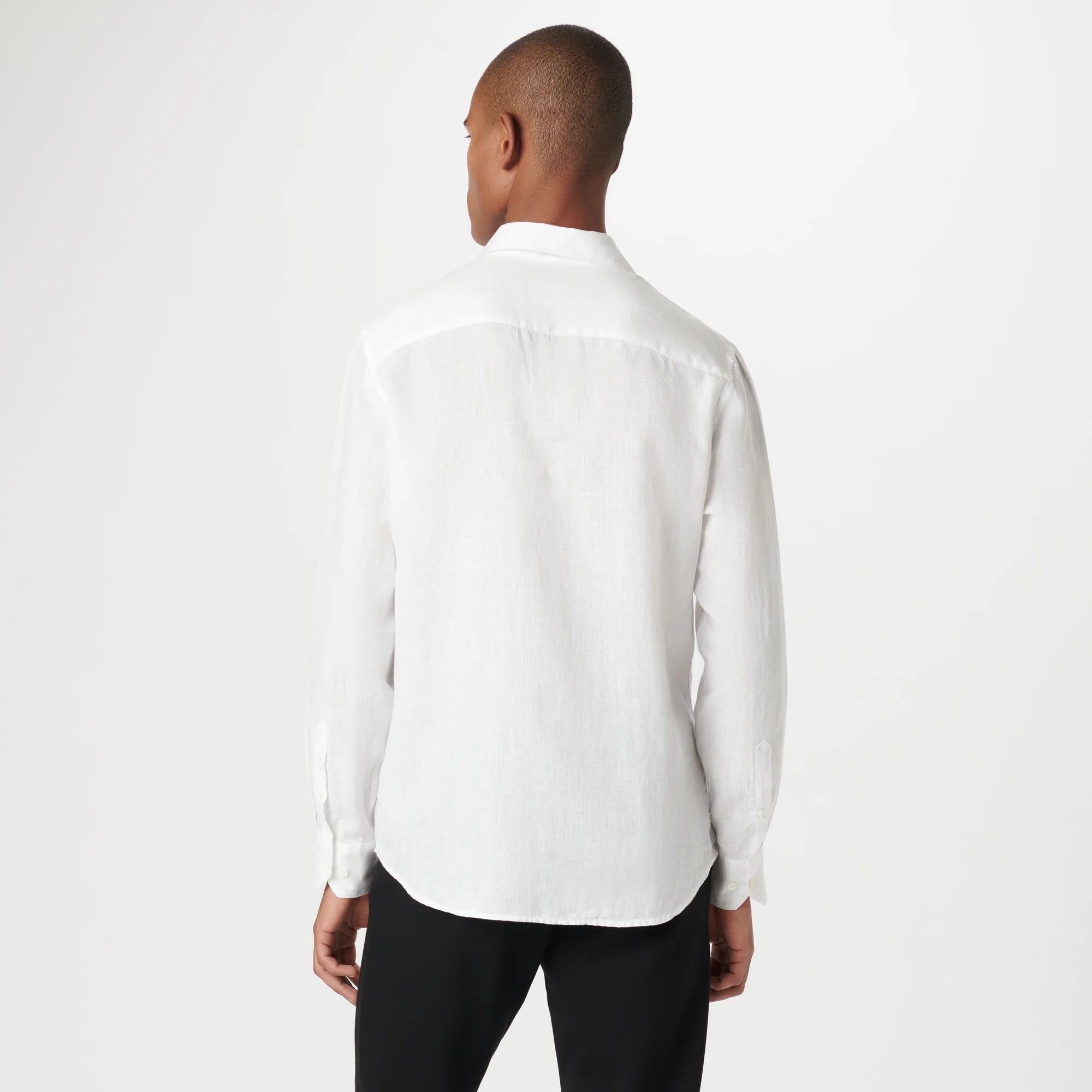 Bugatchi Long Sleeve Linen Shirt