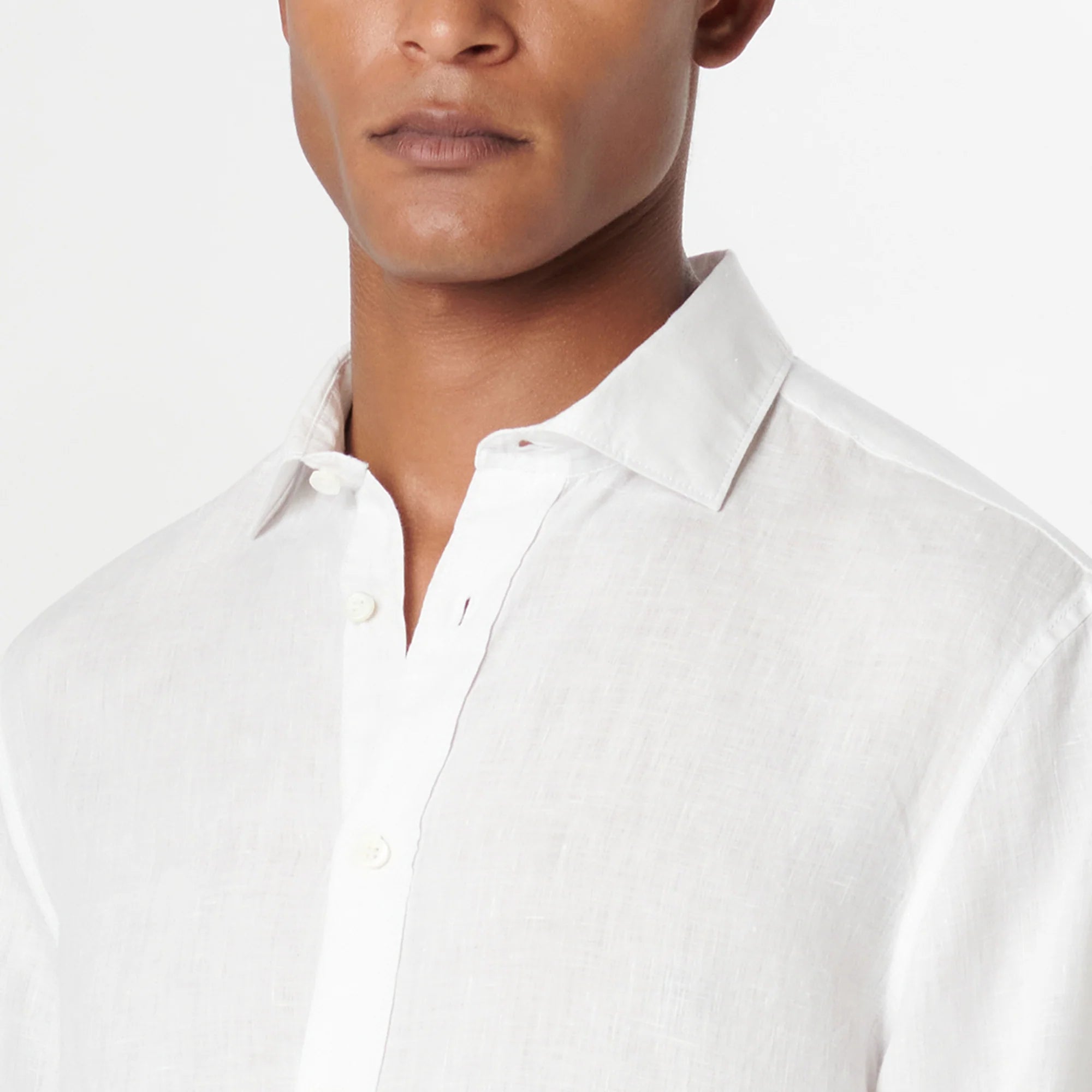 Bugatchi Long Sleeve Linen Shirt